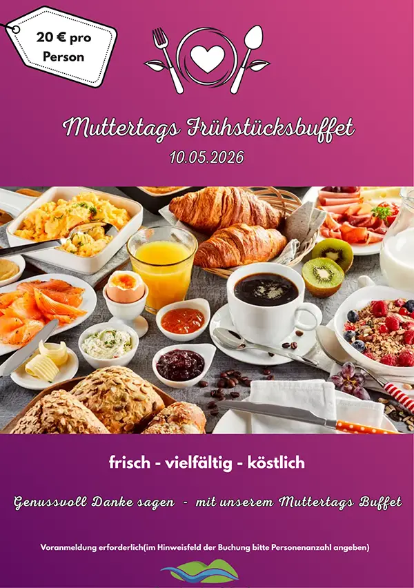 Muttertags Frühstücksbuffet 10.05.2026