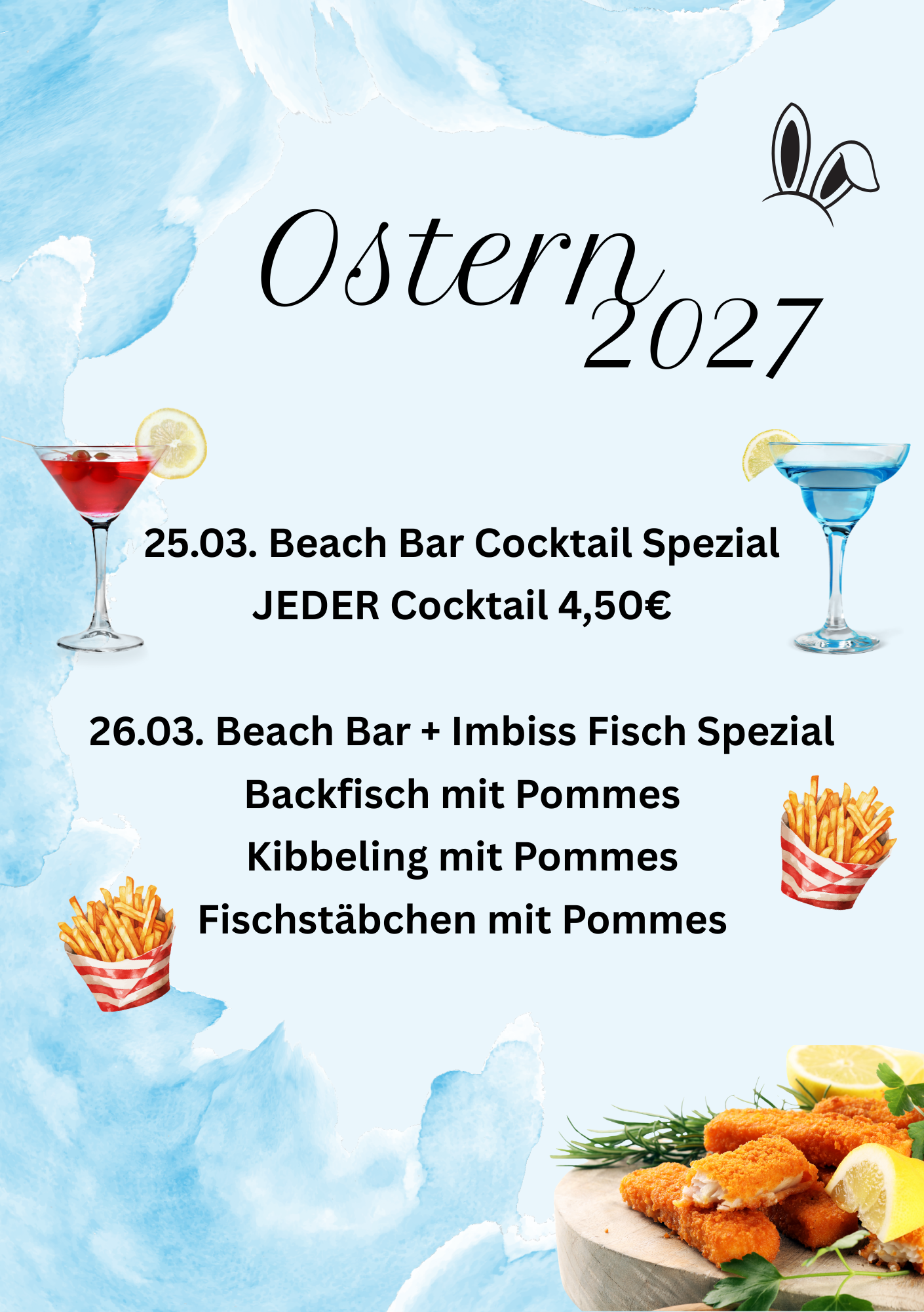 25.03 und 26.03.2027 Ostern