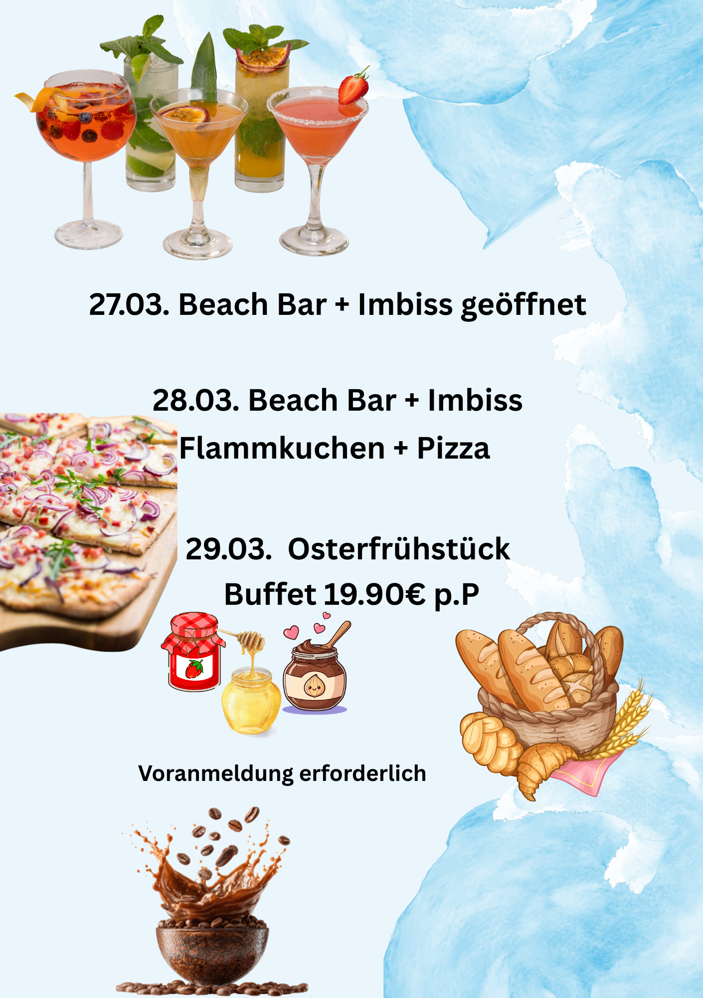 27.03 bis 29.03.2027 Ostern